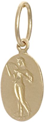 Cathy Waterman Gold Muse Charm Necklace