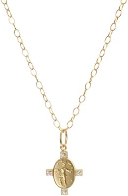 Cathy Waterman Diamond Juggler Charm Necklace