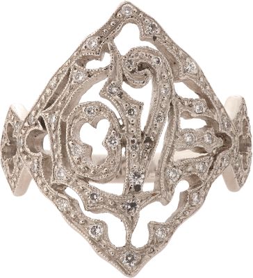 Cathy Waterman Diamond Love Ring