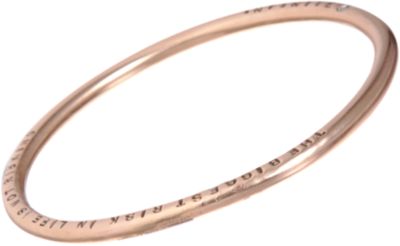 Aurora Lopez Mejia Pink Gold Believe Bangle
