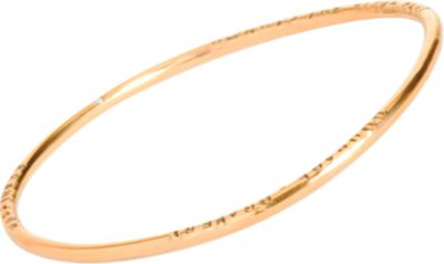 Aurora Lopez Mejia Gold Thin Bangle with Gems