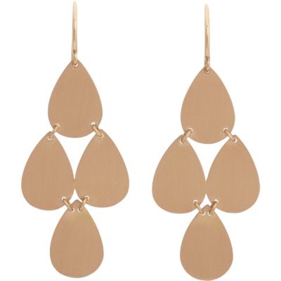 Irene Neuwirth Rose Gold Four Drop Earrings