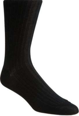 Barneys New York Ribbed Mid-Calf Dress Sock