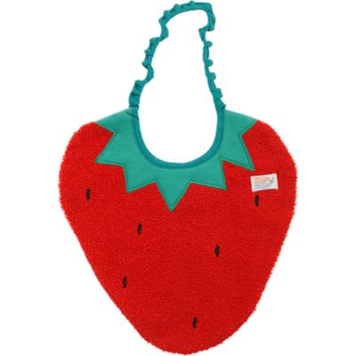 Zigozago Strawberry Bib