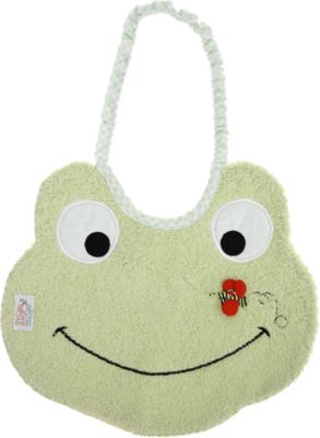 Zigozago Frog Bib