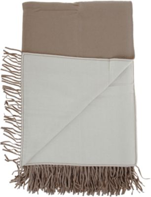 Barneys New York Double-Faced Throw