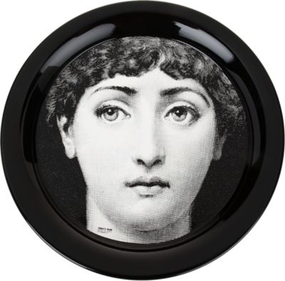 Fornasetti - Viso Su Nero Tray