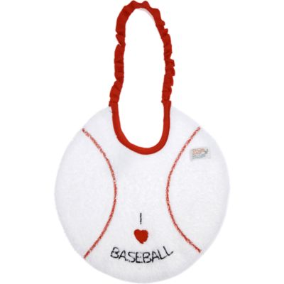 Zigozago I Love Baseball Bib