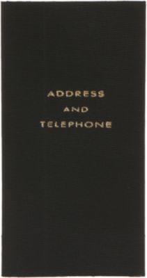 Smythson Wafer Silk Address Book