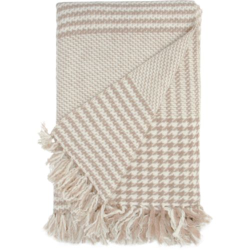 Barneys New York Cashmere Prince of Wales Throw