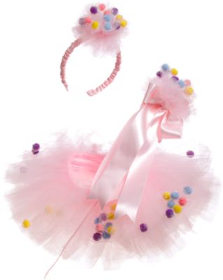 Puppet Workshop Pom Pom Tutu with Headband & Wand