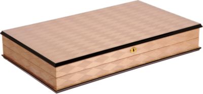 Barneys New York Basket Weave Backgammon Set