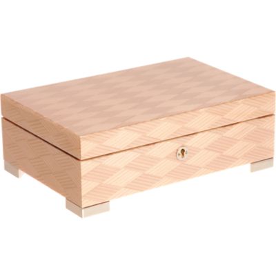 Barneys New York Small Basket Weave Jewelry Box