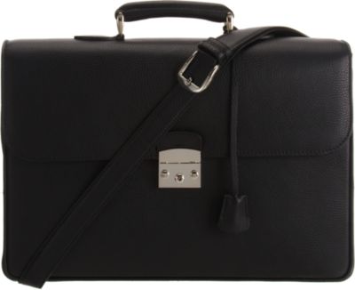 Barneys New York Two Gusset Briefcase
