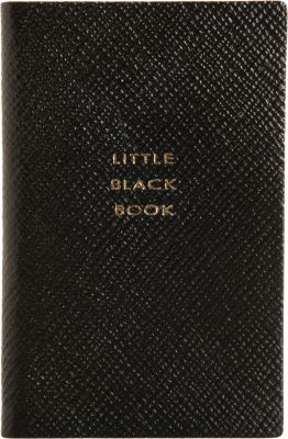 Smythson Little Black Book Wafer