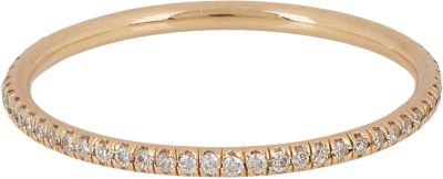Zoe Rose Gold & Champagne Diamond Eternity Band
