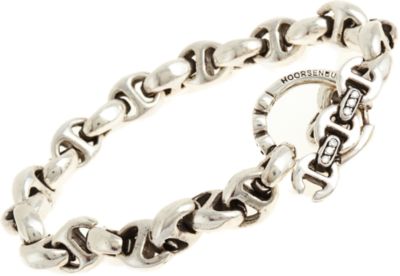 HOORSENBUHS - Silver & Diamond Open Link Bracelet