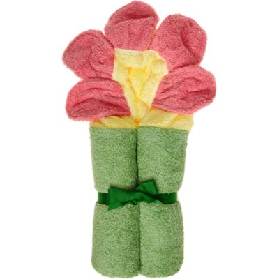 Yikes Twins Flower Hooded Towel
