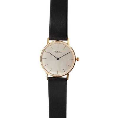 Ole Mathiesen 18k Gold Dial / Index Lines