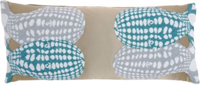 Muriel Brandolini Head Beaded Throw Pillow