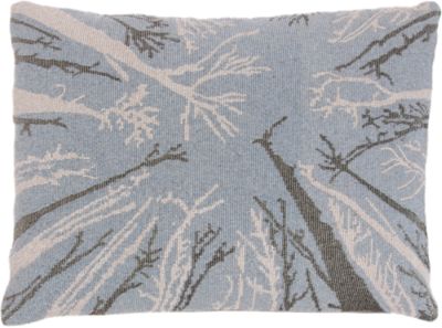 Muriel Brandolini Winter Trees Beaded Throw Pillow