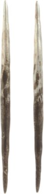 Pamela Love Silver Porcupine Needle Earrings