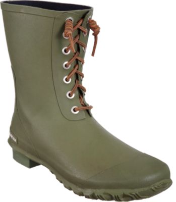 SeaVees Lace-Up Rain Boot