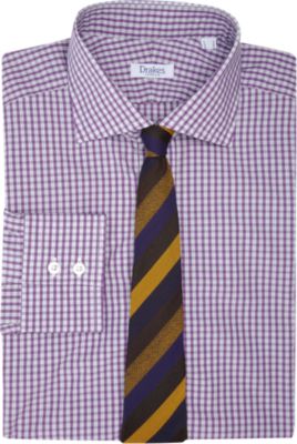 Drakes London Check Dress Shirt