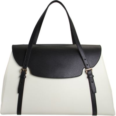 Valextra for Holmes & Yang Two-Tone Satchel