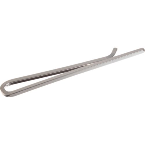 Barneys New York Thin Short Silver Tie Bar