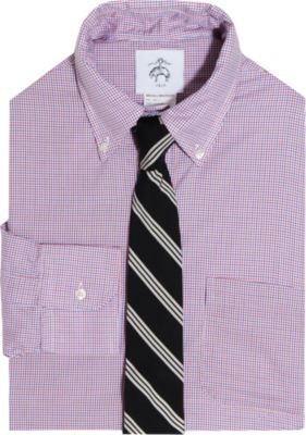 Black Fleece Check Dress Shirt