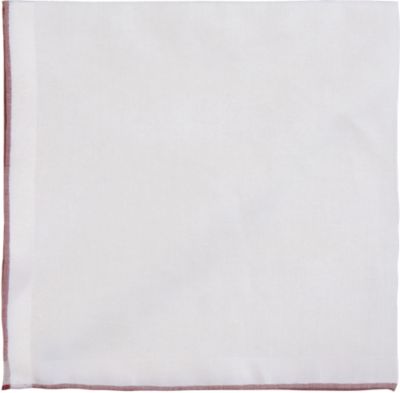 Simonnot Godard Tonal Border Handkerchief
