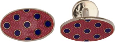 Barneys New York Oval Dot Cufflinks