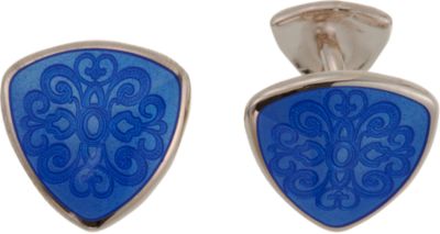 Barneys New York Triangular Floral Cufflinks