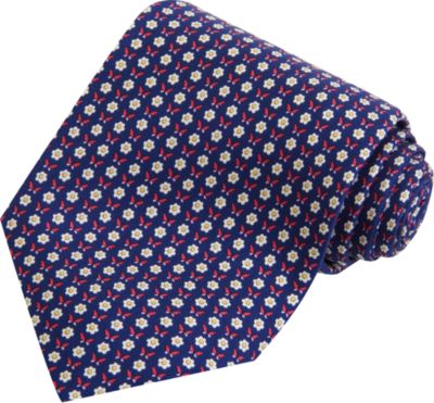 Salvatore Ferragamo Butterflies And Flowers Tie