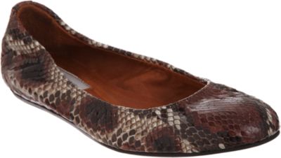 Lanvin Python Ballet Flat