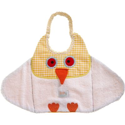 Zigozago Owl Bib