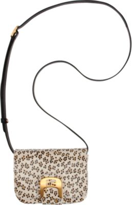 Fendi Snakeskin Chameleon Small Saddle Bag