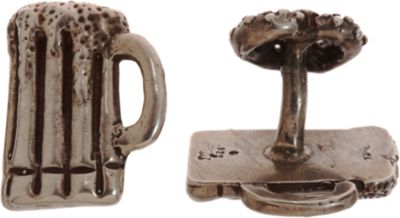 The Caroline Collection Beer and Pretzel Cufflinks