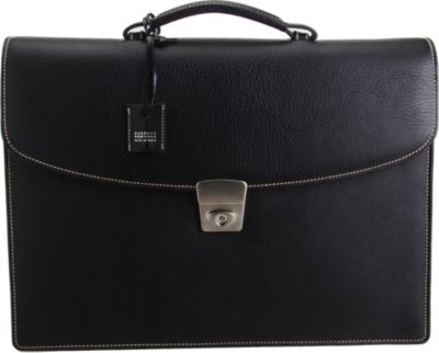 Barneys New York Two Gusset Briefcase