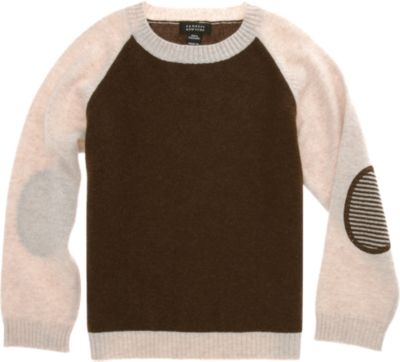 Barneys New York Raglan Colorblock Sweater