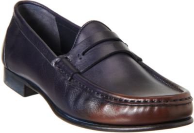 Sergio Rossi Contrast Toe Penny Loafer