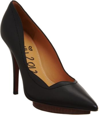 Lanvin Wooden Platform Pump