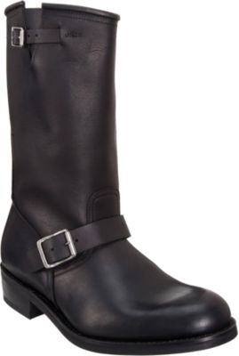 Balmain Double Buckle Motorcycle Boot