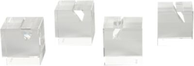 Veritas Glass Placecard Holders