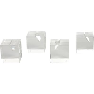 Veritas Glass Placecard Holders