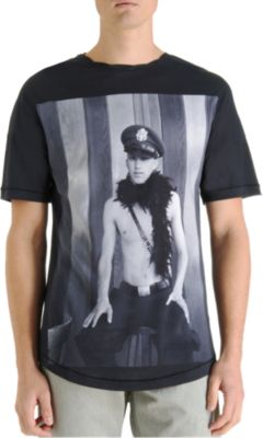 TIM HAMILTON X COLLIER SCHORR - Black Boa Tee