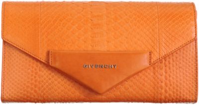 Givenchy Python Antigona Envelope Clutch