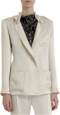 Lanvin Ruffle Collar Blazer