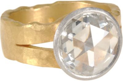 Malcolm Betts Diamond Split Band Ring